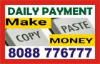 Daily payment | Home based job | Copy paste job data entry | 714