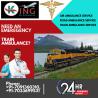 Get Low-Cost Packages Train Ambulance Service in Guwahati