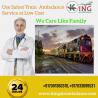 Hire Full Medical Support Train Ambulance Service in Patna BY King