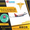 Medivic Aviation Air Ambulance Service in Indore for Remedial Transfer with Doctors